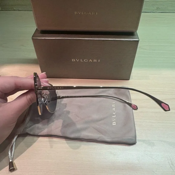 NWT/NIB BVLGARI Cat Eye 56mm Sunglasses
